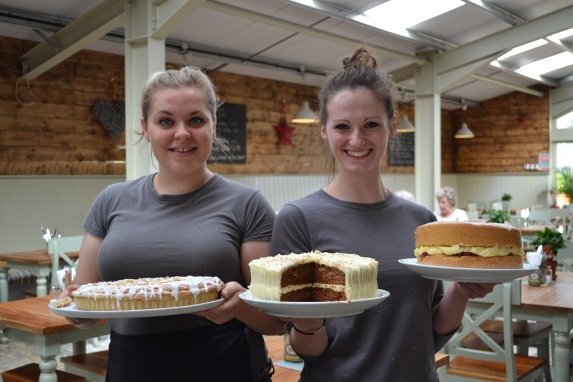 TEA & CAKE AT TIMMERMANS GARDEN CENTRE IN WOODBOROUGH, NOTTINGHAMSHIRE… holly_maddy.jpg