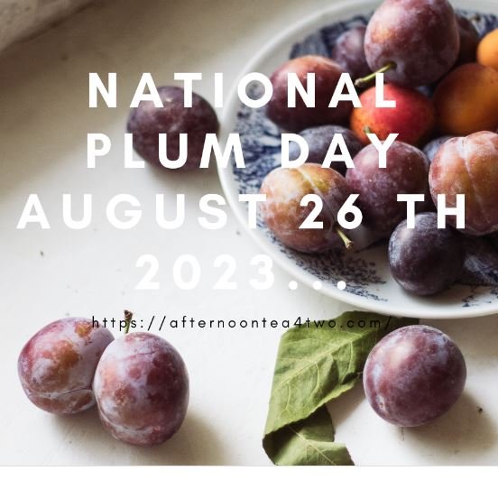 NATIONAL PLUM DAY AUGUST 26 th 2023…